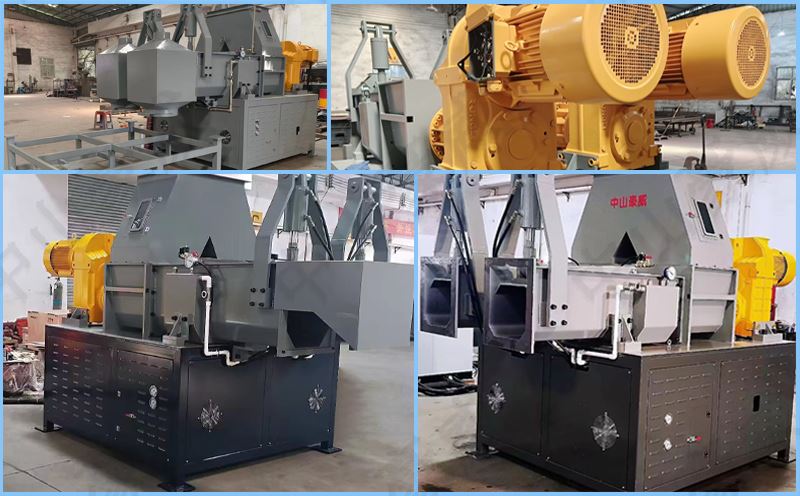 豪威聚氨酯冰箱泡沫壓實機工作現(xiàn)場圖